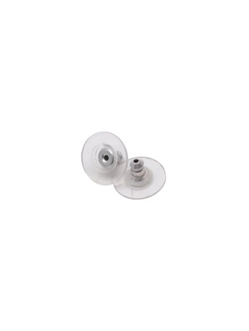 Chanel CC Logo Earrings 09 Rhinestone Metal Silver Clear